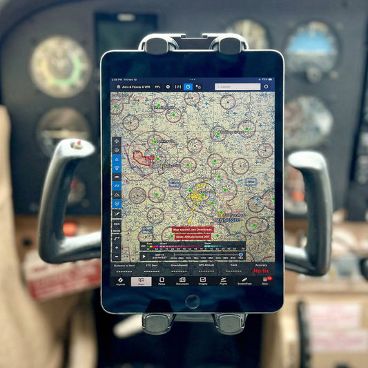 FlightPro ProAviator Yoke Mount for iPad Pro 12.9", iPad Mini & Phones