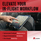 ProAviator Universal Pilot Kneeboard | 360° Rotating iPad & Phone Mount