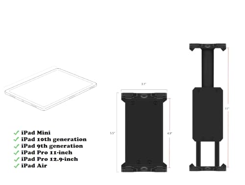 FlightPro Aviator+ Yoke and Suction Cup Mounting Set for iPads and Phones, for Pilots, General Aviation