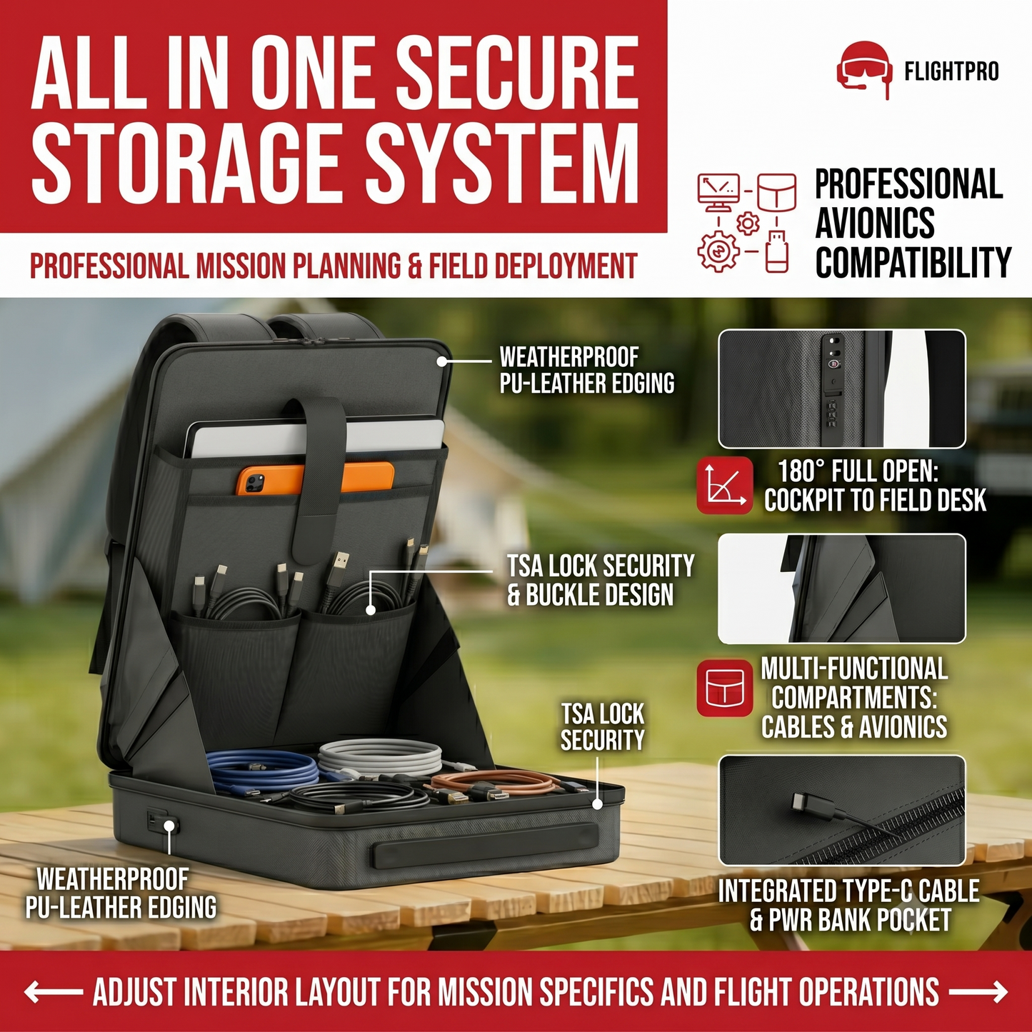 FlightPro Protective Backpack Case for the Starlink Mini – Hard Shell – Flightpro