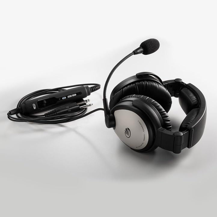 Lightspeed Aviation Sierra ANR Aviation Headset - Premium ANR Pilot Headset - Maximum Noise Canceling & Bluetooth Technology for Exceptional Communication