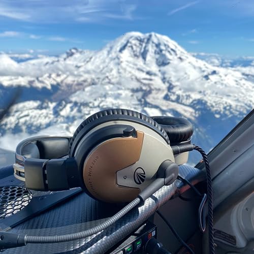 Lightspeed Delta Zulu™ ANR Aviation Headset - Premium Noise Canceling Bluetooth Headset for Pilots with Built-in Carbon Monoxide Monitoring and Personalized EQ (GA Dual Plugs)