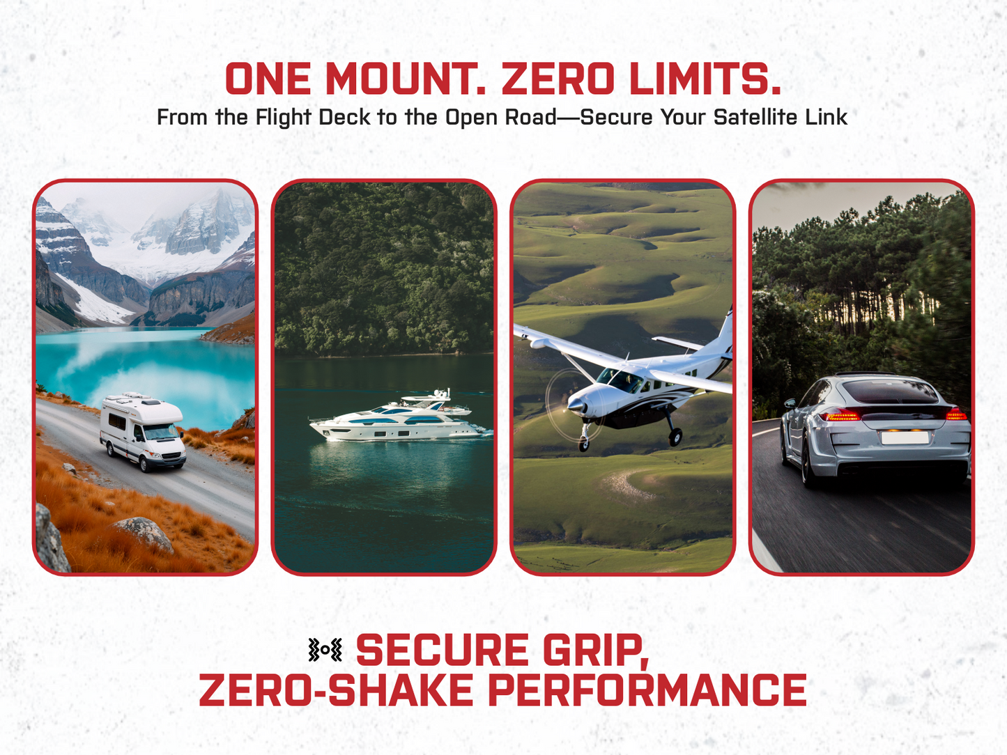 Secure Suction Cup Mount and 10FT USB-C to DC Cable – Turbulence-Stable Starlink Mini Antenna Mounting Kit