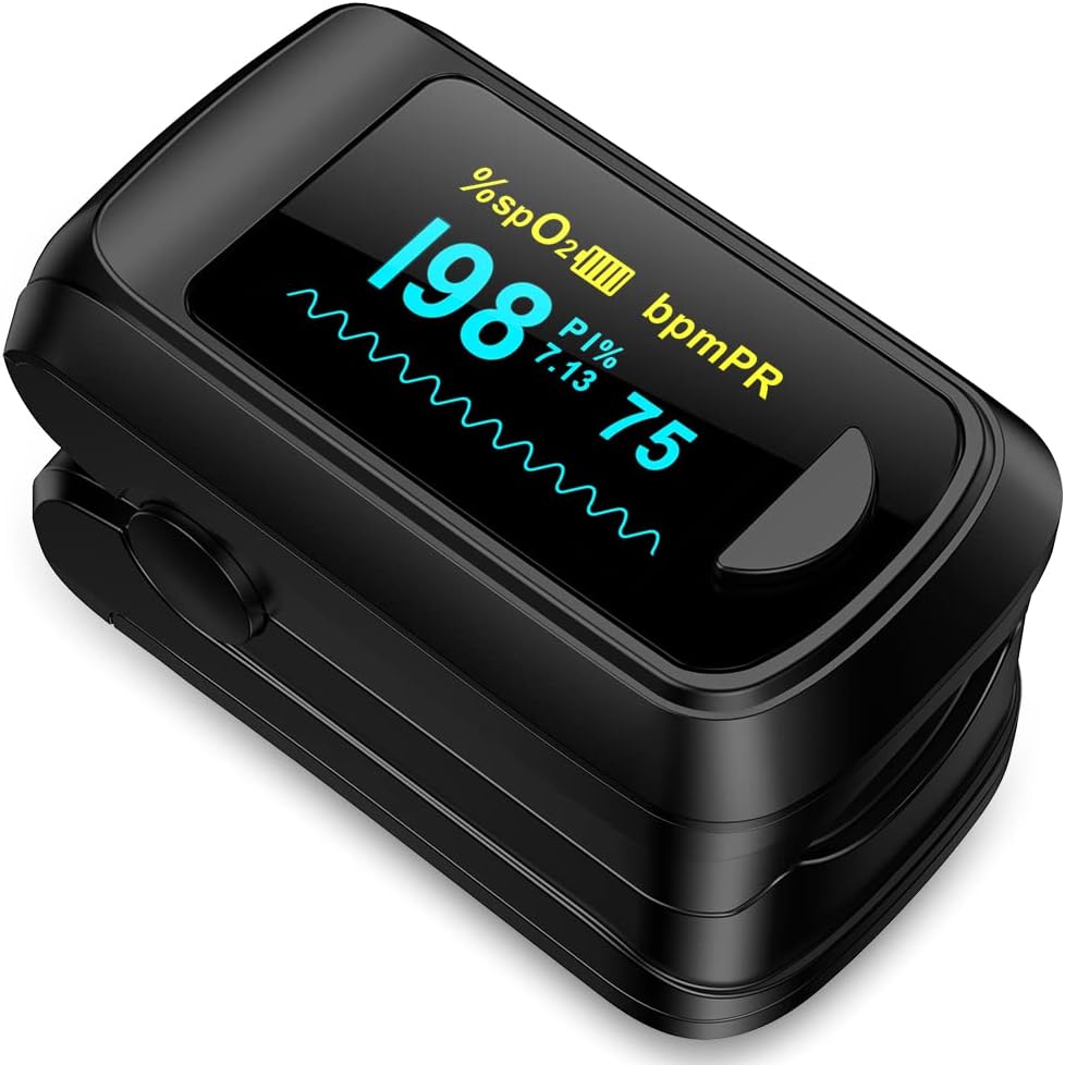 Precision Fingertip Pulse Oximeter with OLED Display
