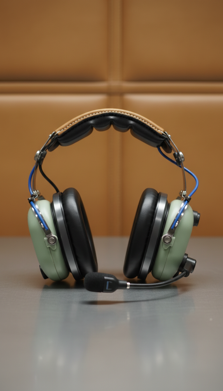 Aviation Headset With Comfort Padding