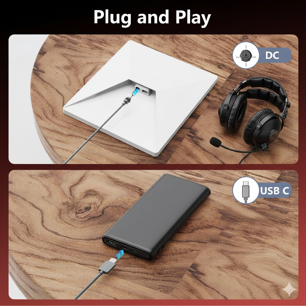 Starlink Mini 10FT USB-C to DC Cable