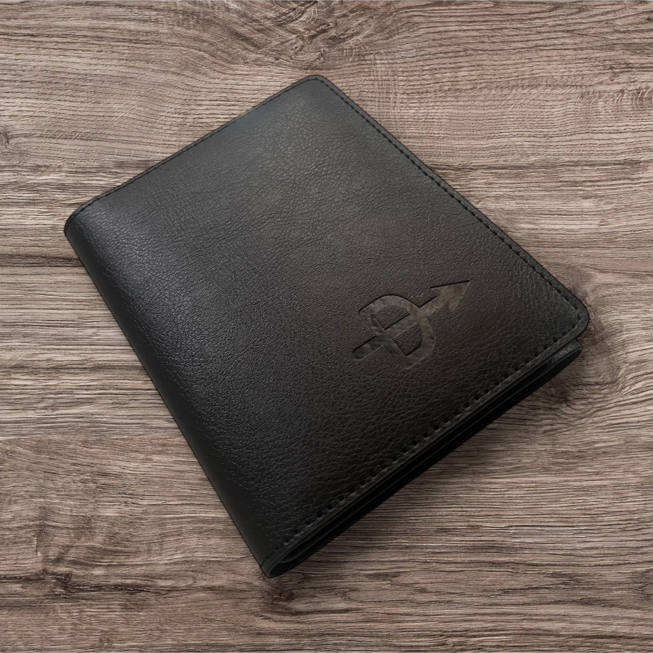 Ðirect-To Pilot Wallet with Designated Slots for License, Passport, Medical Certificate, RFID Blocking, Black PU-Leather - For Pilots, Aviators