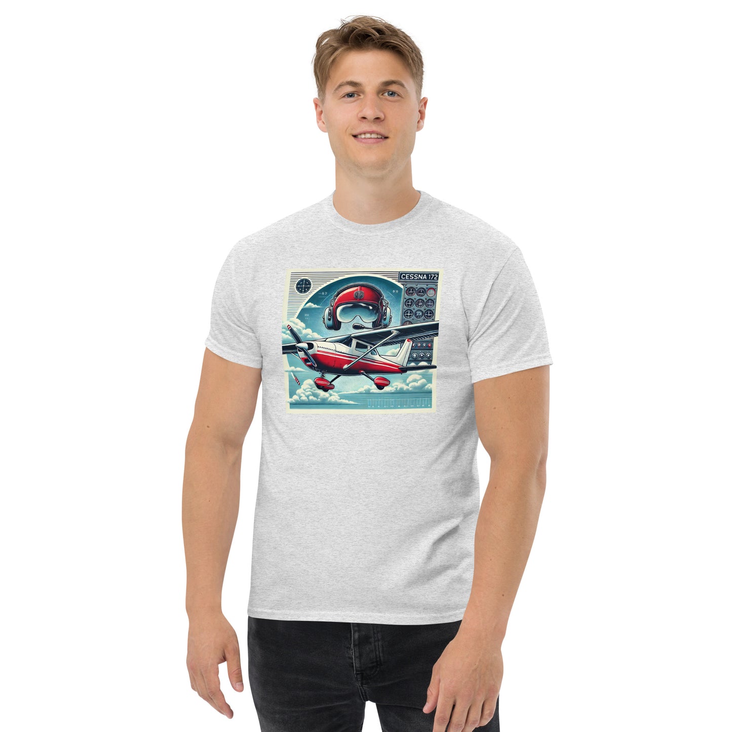 Unisex Premium Tee - Model FlightPro Cessna172