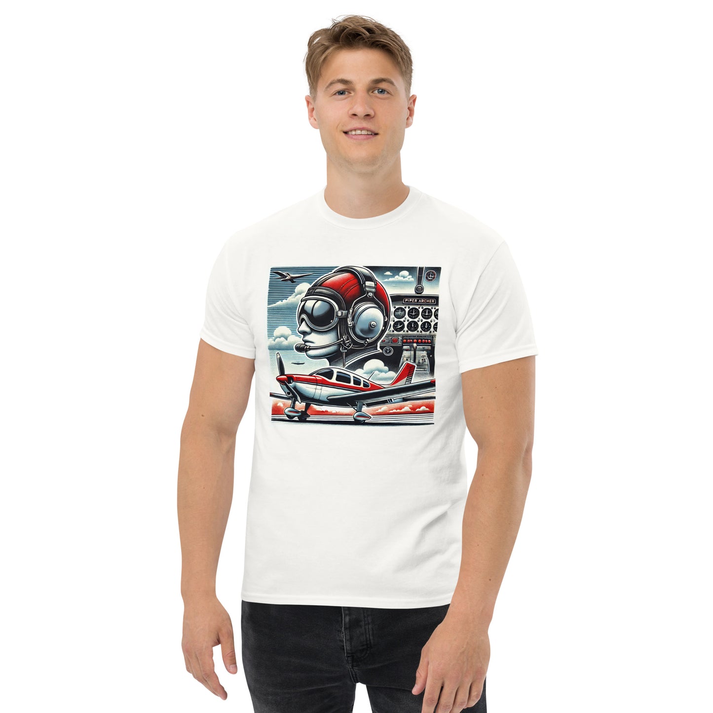 Unisex Premium Tee - Model FlightPro Archer